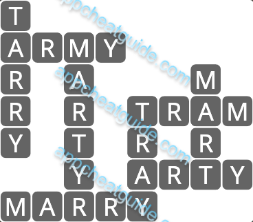 Wordscapes 6580 Bright 3 4 Master answer image answer