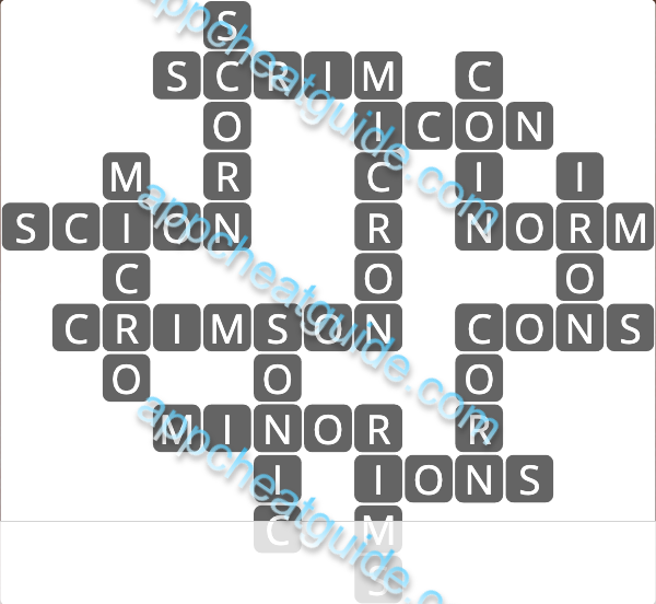 Wordscapes 6638 Star 14 Master answer image answer