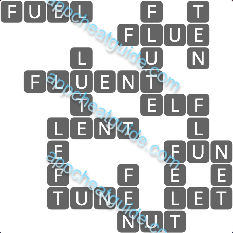 Wordscapes 6754 Fall 2 Master answer image answer