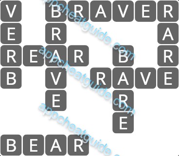 Wordscapes 6806 Mist 6 Master answer image answer