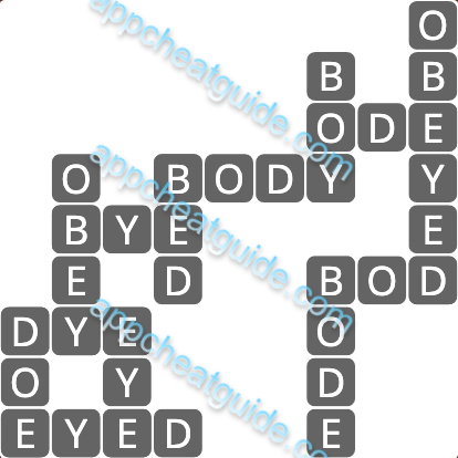 Wordscapes 6886 Clear 6 Master answer image answer