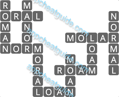 Wordscapes 7040 Aqua 16 Master answer image answer