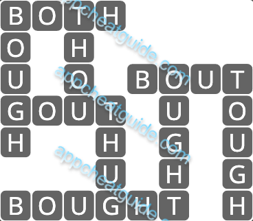 Wordscapes 7142 Palm 6 Master answer image answer