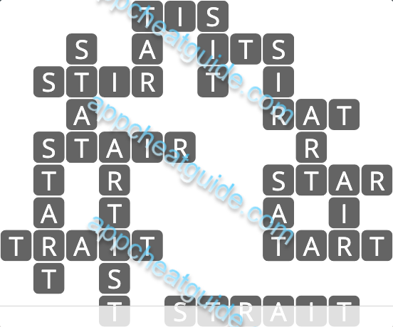 Wordscapes 7238 Cover 6 Master answer image answer