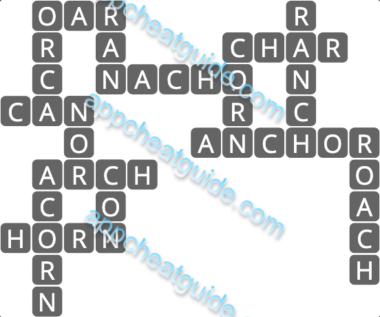 Wordscapes 7288 Wash 8 Master answer image answer