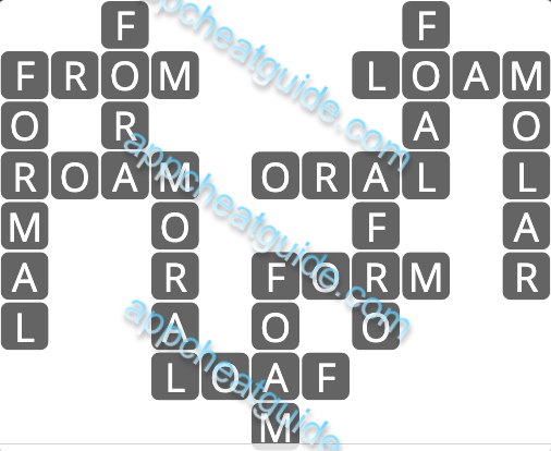 Wordscapes 7336 Arrive 2 8 Master answer image answer