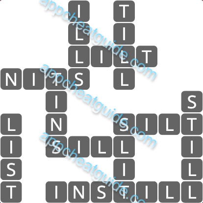 Wordscapes 7349 Shell 5 Master answer image answer