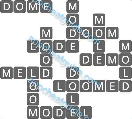 Wordscapes 7451 Slope 11 Master answer image answer