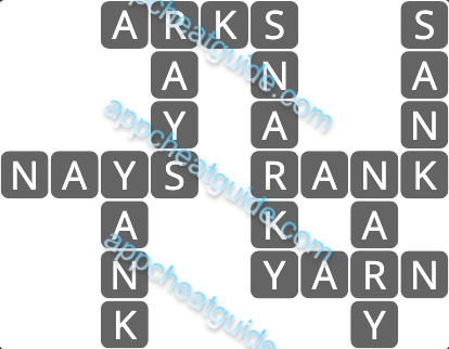 Wordscapes 7456 Slope 16 Master answer image answer