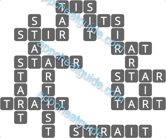 Wordscapes 7496 Vivid 8 Master answer image answer