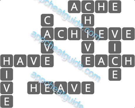 Wordscapes 7617 Red 1 Master answer image answer