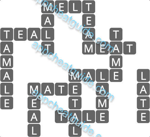 Wordscapes 7644 Dry 12 Master answer image answer