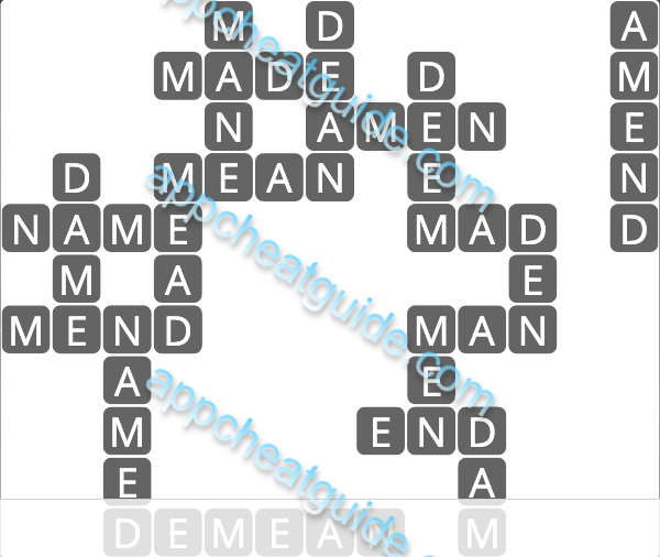 Wordscapes 7658 Lake 10 Master answer image answer