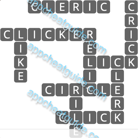 Wordscapes 7671 Crest 7 Master answer image answer