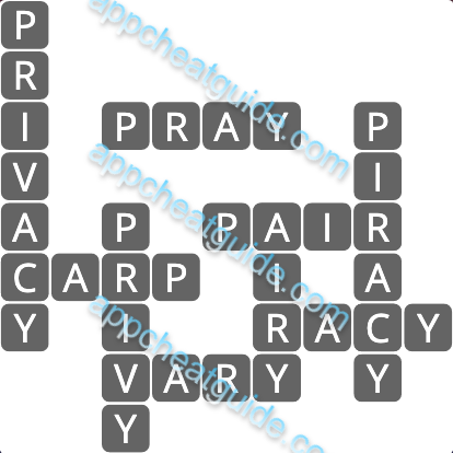 Wordscapes 7684 Ruby 4 Master answer image answer