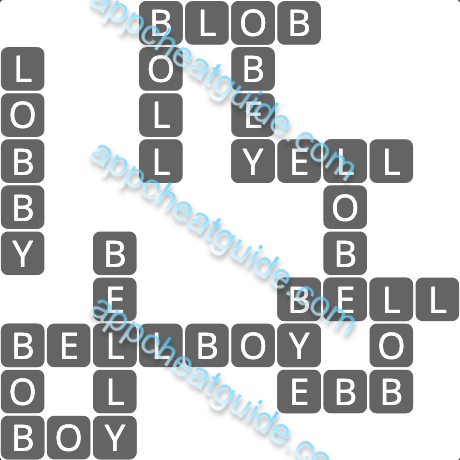 Wordscapes 7704 Seed 8 Master answer image answer