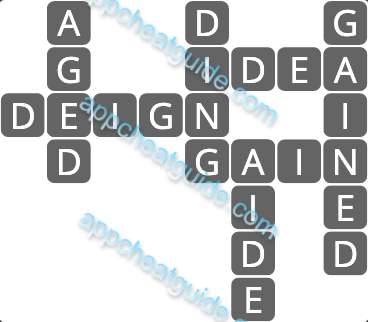 Wordscapes 7712 Seed 16 Master answer image answer