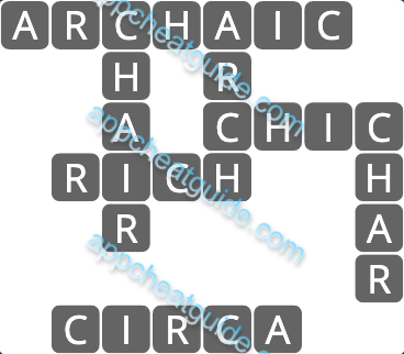 Wordscapes 7790 Set 14 Master answer image answer