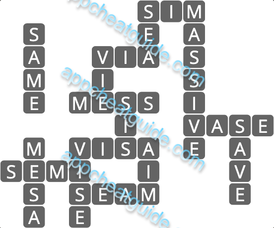 Wordscapes 7915 Valley 4 11 Master answer image answer