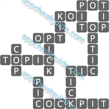 Wordscapes 7950 Fog 14 Master answer image answer
