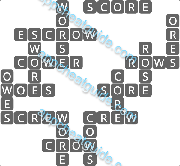 Wordscapes 7985 Crest 2 1 Master answer image answer