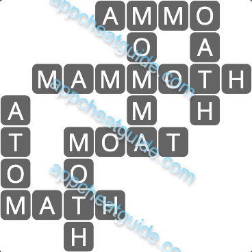 Wordscapes 8611 Bright 5 3 Master answer image answer