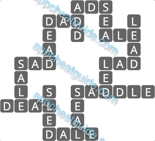 Wordscapes 8657 Mossy 2 1 Master answer image answer