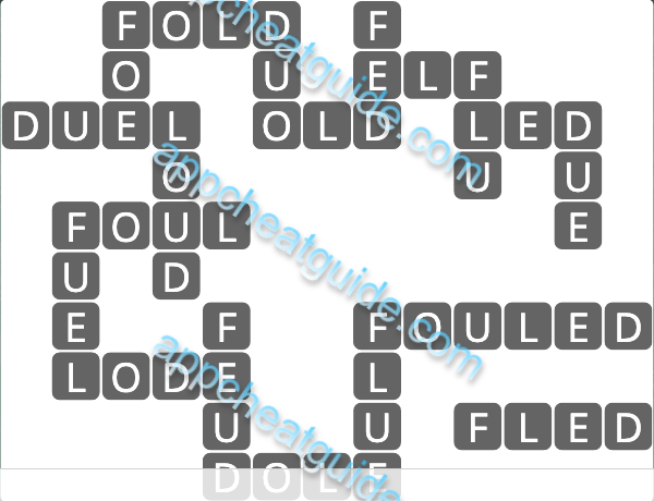 Wordscapes 8665 Mossy 2 9 Master answer image answer