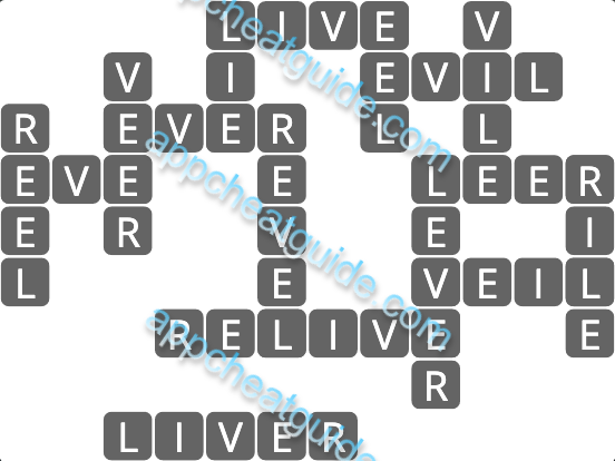 Wordscapes 8900 Pebble 2 4 Master answer image answer