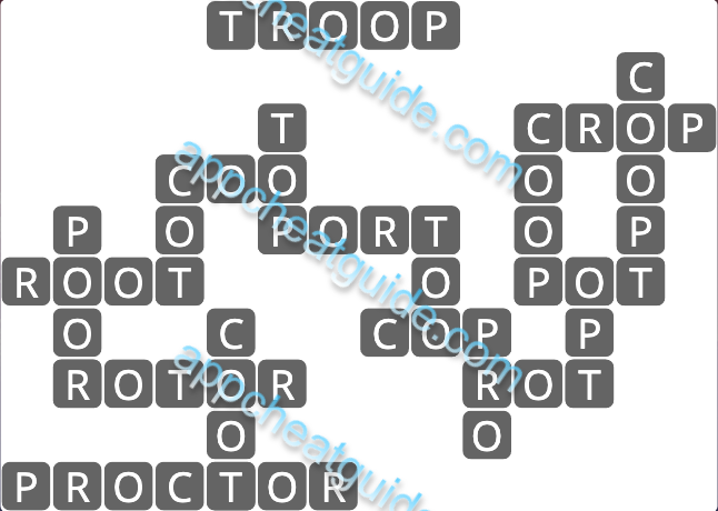 Wordscapes 9029 Fit 5 Master answer image answer