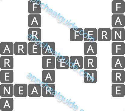 Wordscapes 9592 Serene 3 8 Master answer image answer