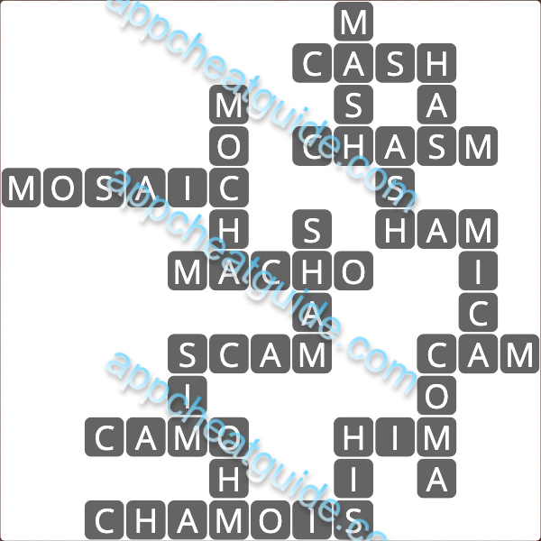 Wordscapes 9774 Seed 2 14 Master answer image answer